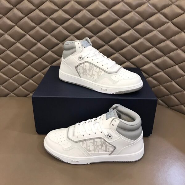 Dior B27 High-Top Sneaker For Men Women White and Gray EU 38 - EU 44 - Image 3