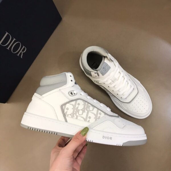 Dior B27 High-Top Sneaker For Men Women White and Gray EU 38 - EU 44
