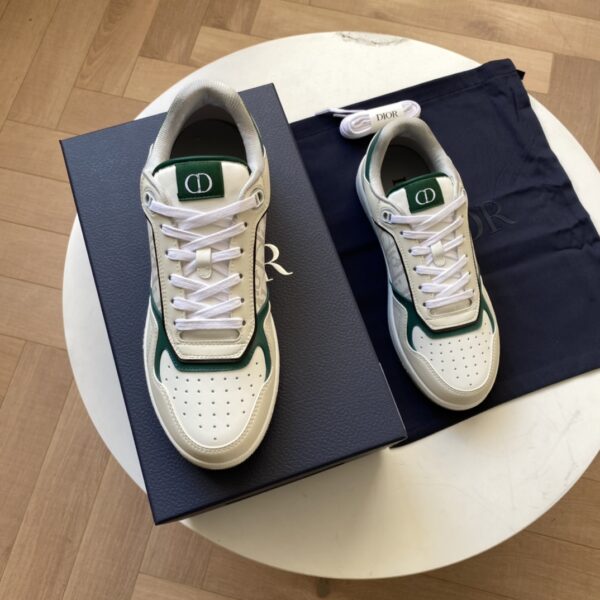 Dior B27 Low-Top Sneaker For Men Women Cream And Green EU 38 - EU 44 - Image 7