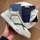 Dior B27 Low-Top Sneaker For Men Women Cream And Green EU 38 - EU 44