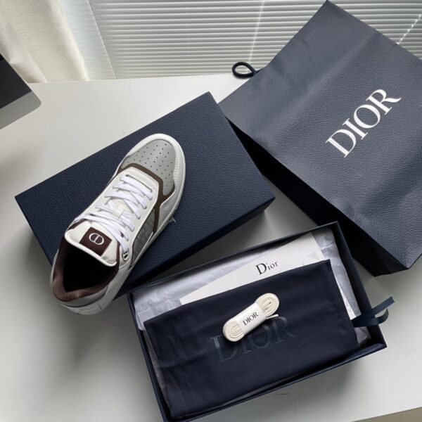 Dior B27 Low-Top Sneaker For Men Women Gray And Brown EU 38 - EU 44 - Image 5