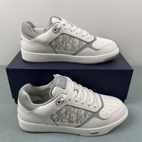 Dior B27 Low-Top Sneaker For Men Women White Gray EU 38 - EU 44
