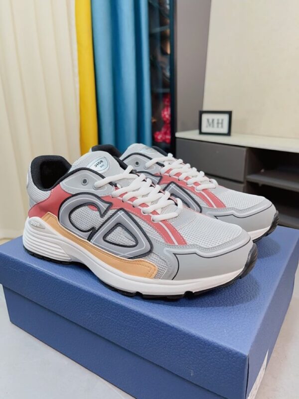 Dior B30 Sneaker For Men Women Grey and Pink EU 38 - EU 44 - Image 3