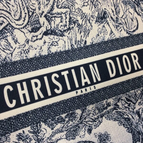 Dior Book Tote Blue Toile de Jouy Reverse Embroidery - Image 3