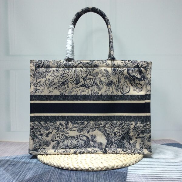 Dior Book Tote Blue Toile de Jouy Reverse Embroidery - Image 2