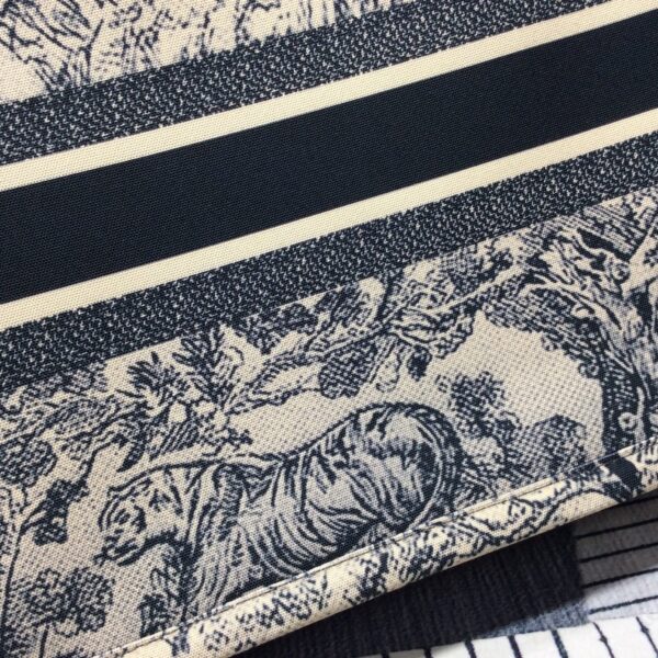 Dior Book Tote Blue Toile de Jouy Reverse Embroidery - Image 4
