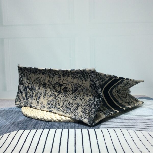 Dior Book Tote Blue Toile de Jouy Reverse Embroidery - Image 5
