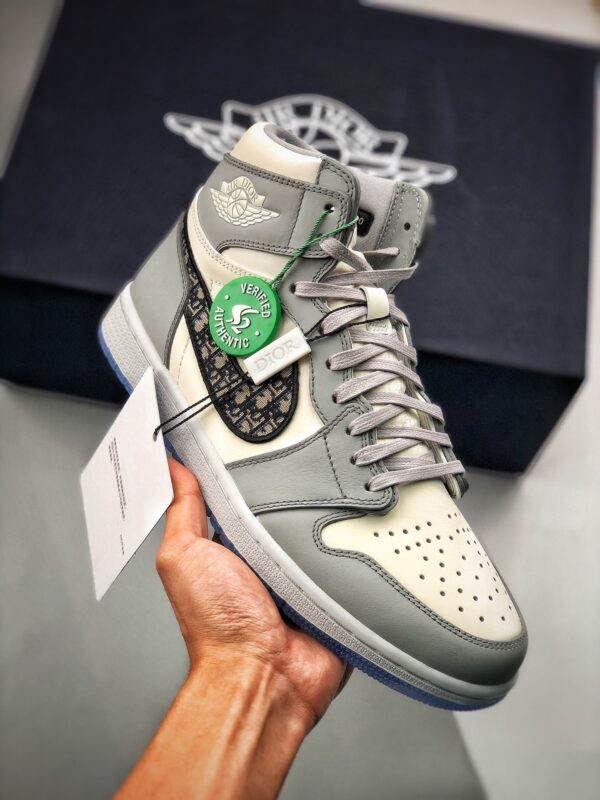Dior x Air Jordan 1 High OG Wolf Grey/Sail-Photon Dust-White CN8607-002