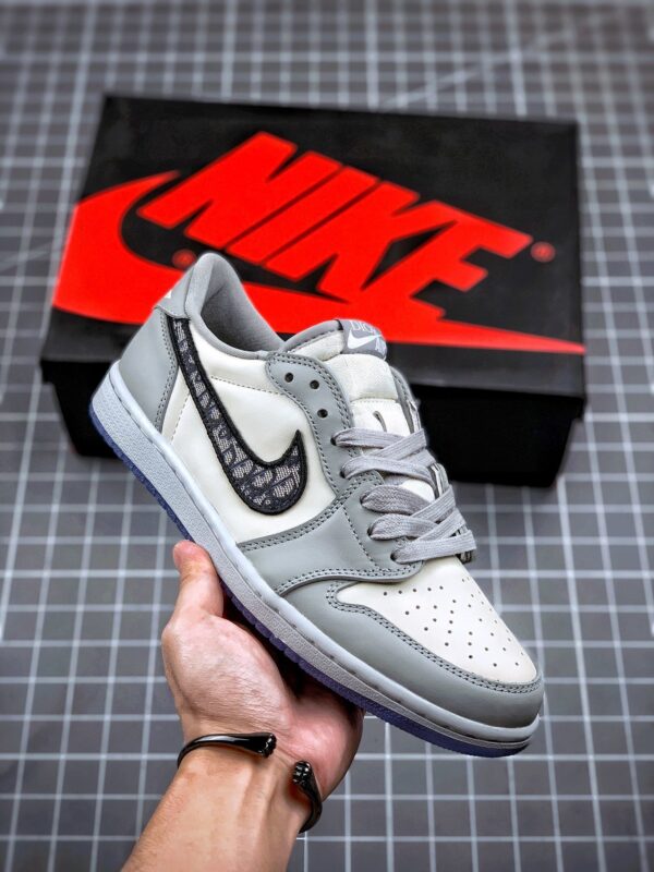 Dior x Air Jordan 1 Low Wolf Grey/Sail-Photon Dust-White CN8607-002