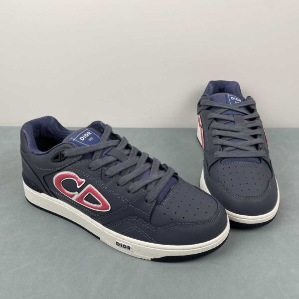 Dior x Stone Island B57 Low Sneaker Blue Red - Image 3