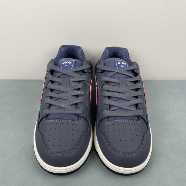 Dior x Stone Island B57 Low Sneaker Blue Red - Image 4