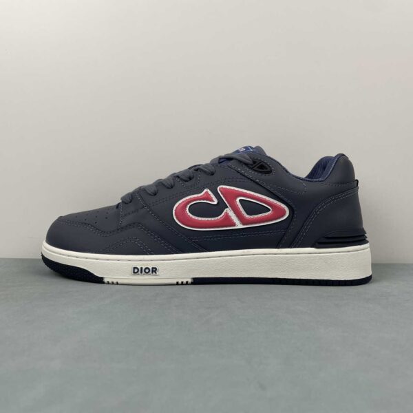 Dior x Stone Island B57 Low Sneaker Blue Red - Image 2
