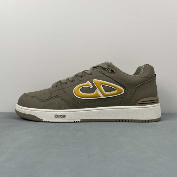 Dior x Stone Island B57 Low Sneaker Gray Yellow - Image 3