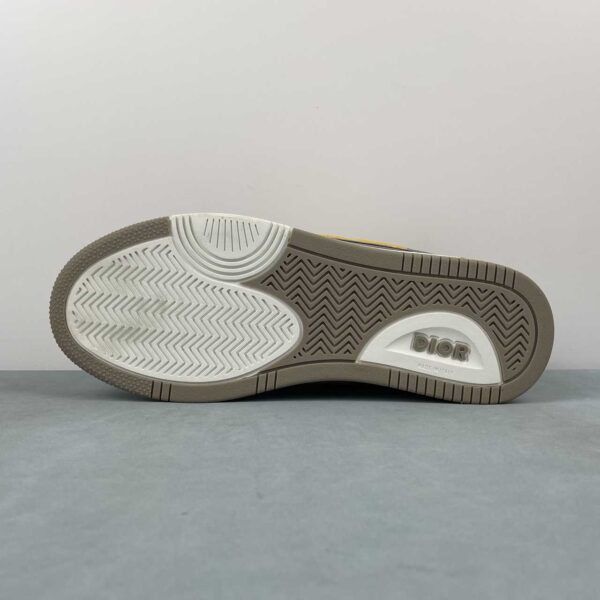Dior x Stone Island B57 Low Sneaker Gray Yellow - Image 7