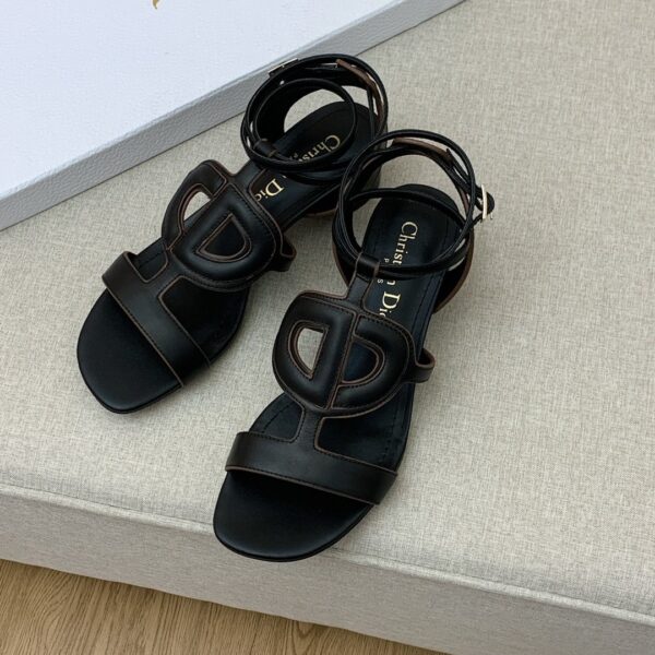 DiorAct Sandal 1.7 Inches Black - Image 5