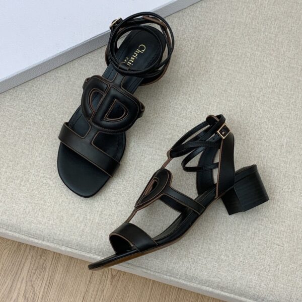 DiorAct Sandal 1.7 Inches Black - Image 2