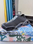 Dolce & Gabbana Black Stretch Mesh Wave Sneakers For Men Women EU 38 - EU 44
