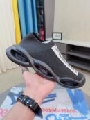 Dolce & Gabbana Black Stretch Mesh Wave sneakers For Men Women EU 38 - EU 44