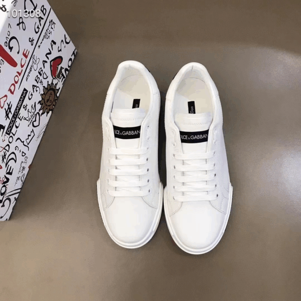 Dolce & Gabbana Calfskin Nappa Portofino Sneakers - Image 4