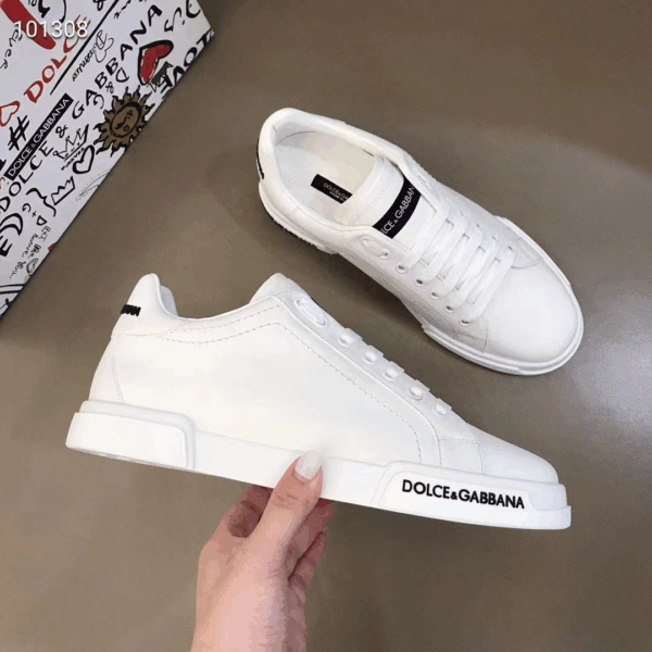 Dolce & Gabbana Calfskin Nappa Portofino Sneakers - Image 2