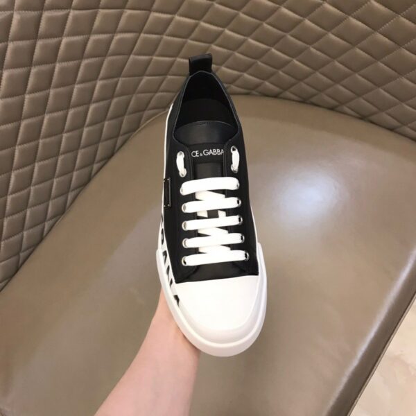 Dolce & Gabbana Calfskin Portofino Light Sneakers With Logo-detailed Plate And Logo Print EU 38 - EU 44 - Image 5