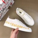 Dolce & Gabbana Calfskin Portofino Light Sneakers With Logo-detailed Plate And Logo Print EU 38 - EU 44
