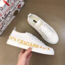 Dolce & Gabbana Calfskin Portofino Light Sneakers With Logo-detailed Plate And Logo Print EU 38 - EU 44