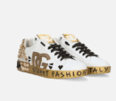 Dolce gabbana crystal portofino sneaker