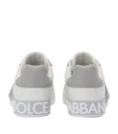 Dolce & Gabbana Portofino White/Grey Leather Trainer EU 38 - EU 45