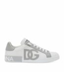 Dolce & Gabbana Portofino White/Grey Leather Trainer EU 38 - EU 45