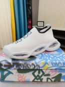 Dolce & Gabbana White Stretch Mesh Wave Sneakers For Men Women EU 38 - EU 44