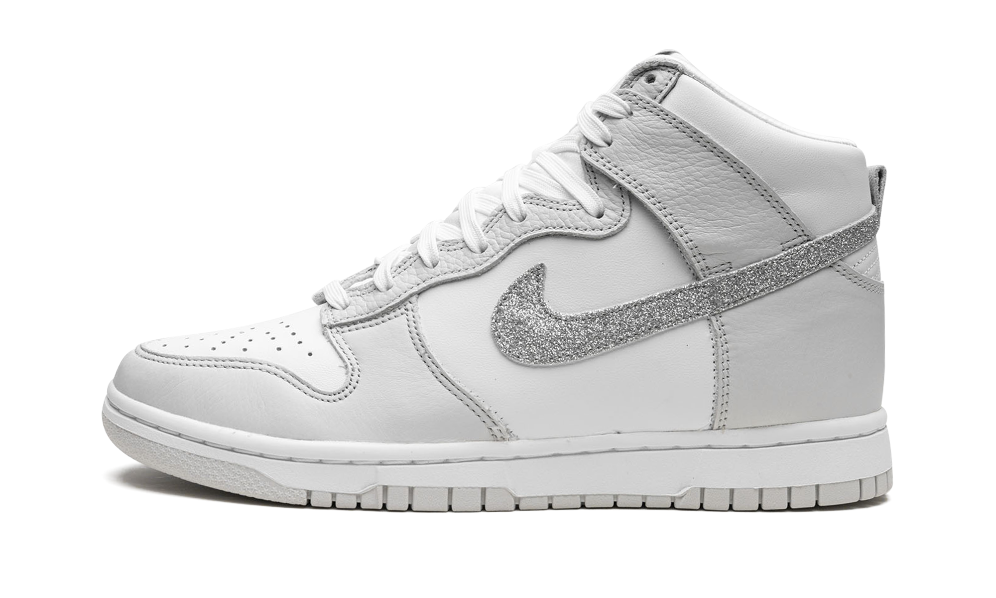 DUNK HIGH MNS WMNS "Silver Swoosh"