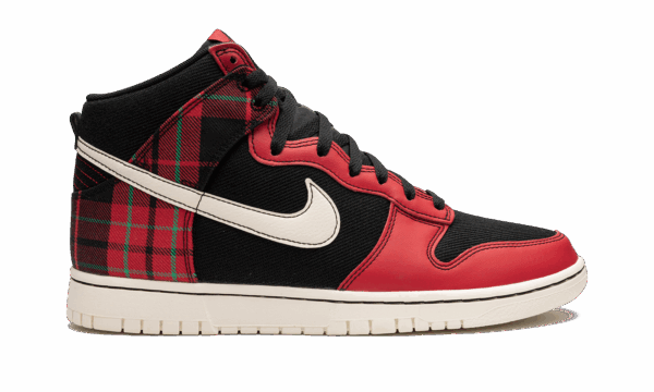 Dunk High "Plaid - Black/Red" - Image 6