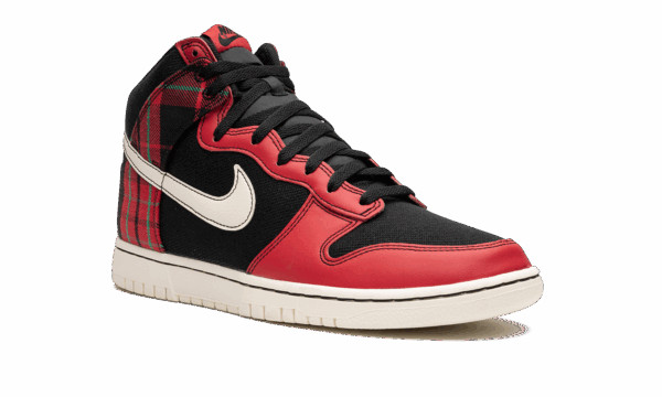 Dunk High "Plaid - Black/Red" - Image 7