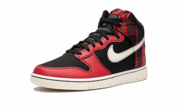 Dunk High "Plaid - Black/Red" - Image 4