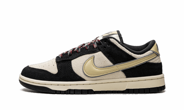 DUNK LO LX MNS WMNS "Black / Cream Suede"