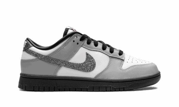 Dunk Low LX WMNS "Glitter Swoosh White Light Smoke Grey" - Image 6