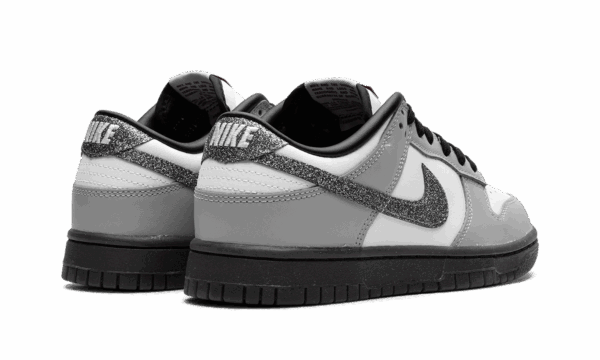 Dunk Low LX WMNS "Glitter Swoosh White Light Smoke Grey" - Image 3