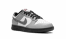 Dunk Low LX WMNS "Glitter Swoosh White Light Smoke Grey"