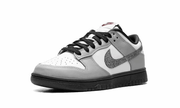 Dunk Low LX WMNS "Glitter Swoosh White Light Smoke Grey" - Image 4