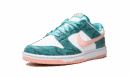 Dunk Low "Snakeskin Washed Teal Bleached Coral"