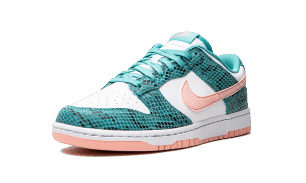 Dunk Low "Snakeskin Washed Teal Bleached Coral" - Image 4