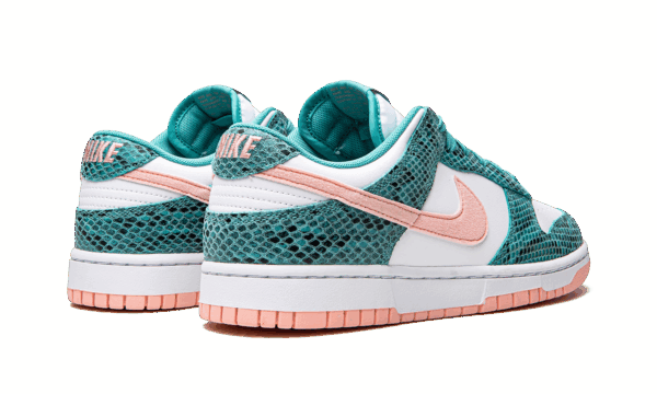 Dunk Low "Snakeskin Washed Teal Bleached Coral" - Image 3