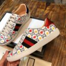 Gucci Ace Chinese Valentine's Day Sneakers 429446Spring/Summer 2020 Collection White Women Shoes