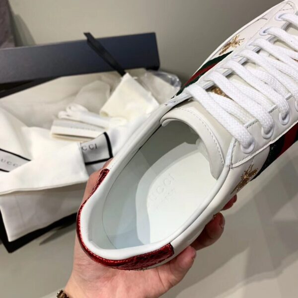 Gucci Ace Sneaker with Bees and StarsSpring/Summer Collection White Women Shoes - Image 9
