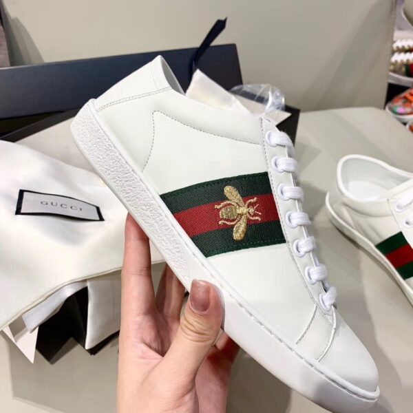 Gucci Ace Sneaker with BeeSpring/Summer Collection White Women Shoes - Image 2