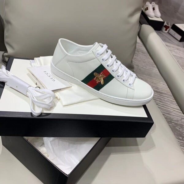 Gucci Ace Sneaker with BeeSpring/Summer Collection White Women Shoes - Image 9