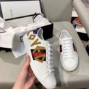 Gucci Ace Sneaker with Loved EmbroiderySpring/Summer Collection White Women Shoes