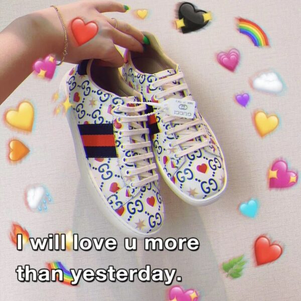 Gucci Ace SneakersChinese Valentine's Day Spring/Summer Collection White Women Shoes - Image 8