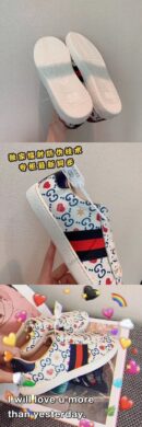 Gucci Ace SneakersChinese Valentine's Day Spring/Summer Collection White Women Shoes